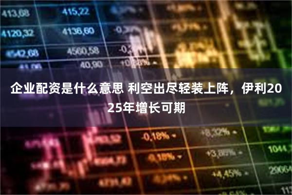 企业配资是什么意思 利空出尽轻装上阵，伊利2025年增长可期