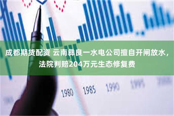 成都期货配资 云南彝良一水电公司擅自开闸放水，法院判赔204万元生态修复费